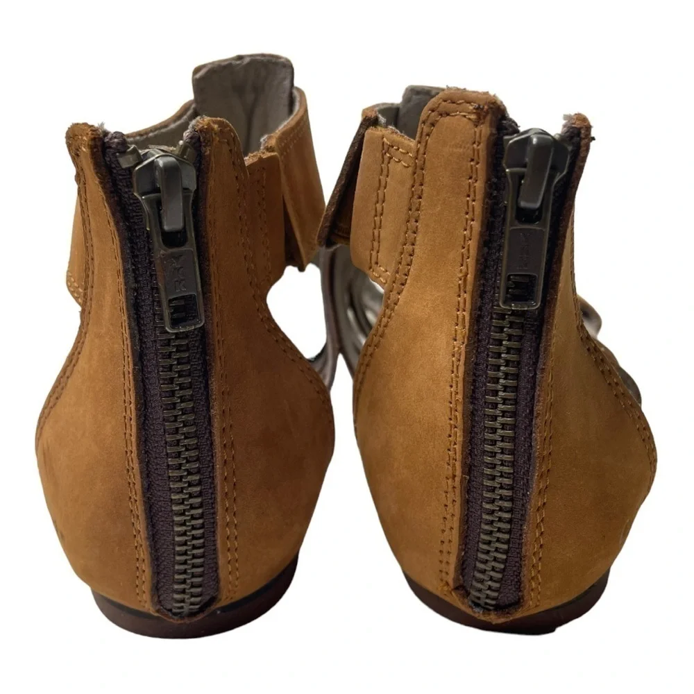 Caterpillar Women’s Brown Leather Gladiator Sandals